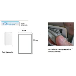 Gaxeta Borracha Porta Frigobar Midea Mra10b2