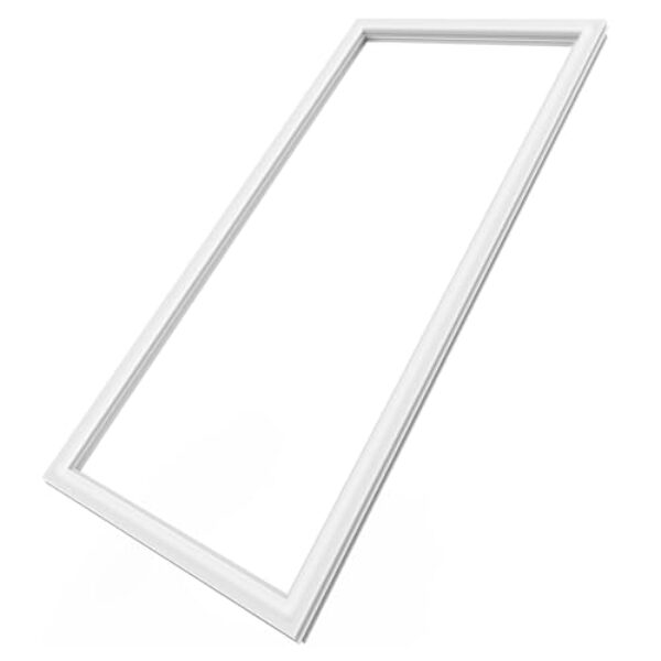 Gaxeta de porta de freezer W10443316 atualizada compatível com geladeira Whirlpool, 72,5 cm x 58,4 cm W10571961 Substituição de vedação de porta de freezer serve para Amana, Kenmore, modelos
