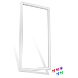 Gaxeta de porta de geladeira atualizada 241786009 241786013 compatível com vedação de porta de geladeira Frigidaire 7241786001 241786001 241786005 Kenmore Electrolux Vedação de porta de geladeira