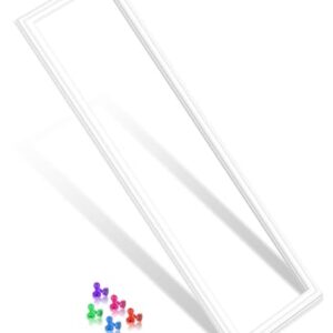 Gaxeta de porta de geladeira W10443325 atualizada compatível com reposição de vedação de porta de freezer Whirlpool W10294107 AP5645931 PS4704557 KitchenAid Vedação de porta de geladeira Maytag Gaxeta