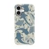 GCACE Linda capa de telefone estética com padrão de tubarão azul para iPhone 17 capa híbrida de 2 camadas rígidas, durável, à prova de choque, design para adolescentes, meninas, mulheres e meninas