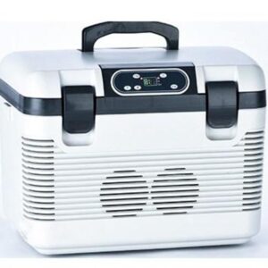 Geladeira 19 litros refrigerador portátil mini cooler 19l aquece resfria frigobar