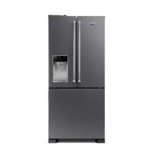 Geladeira Brastemp Gourmand Frost Free Side Inverse 3 Portas Água e Gelo na Porta 515 litros Inox - BRH86AR 110V