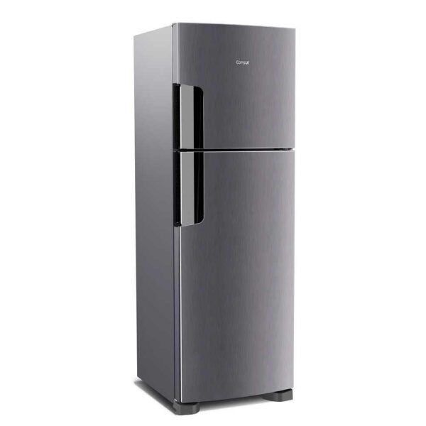 Geladeira Consul Duplex CRM44AK 386 Litros Frost Free com Altura Flex, Função Turbo e Freezer Espaçoso Inox