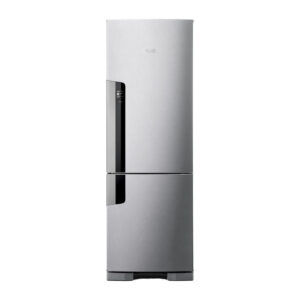 Geladeira Consul Frost Free Duplex 397 litros Evox com freezer embaixo - CRE44BK