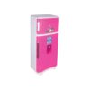 Geladeira Infantil Duplex Rosa e Branca, Plástico, 64x18x28cm, com Dispenser de Água Funcional, para Crianças a partir de 3 Anos, Brinquedo Educativo