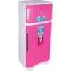 Geladeira Infantil Duplex Rosa Mini Frigobar Compacta Portatil Economica
