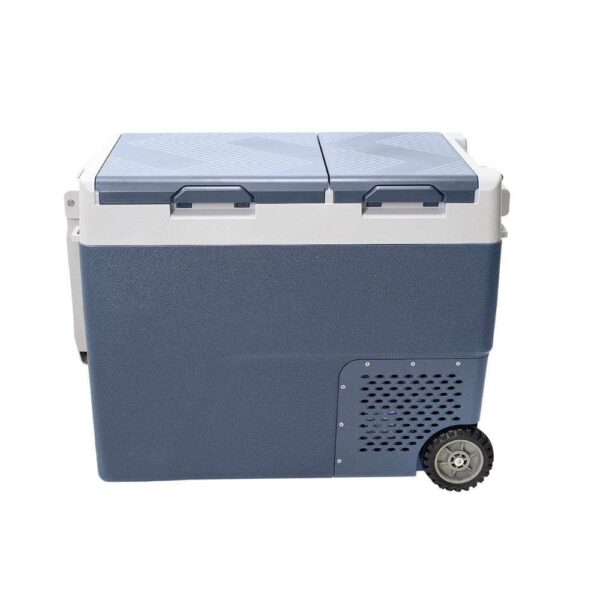 Geladeira Portátil B60 60L 12/24V Caminhão 2 Portas com Rodas Rotta376