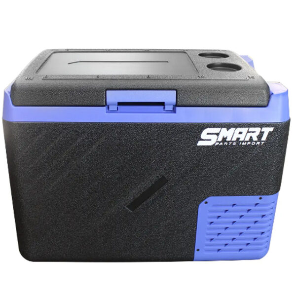 Geladeira Portátil Preta Camping Barco Lancha Motorhome Caminhão 40litros Smart - 1 Porta
