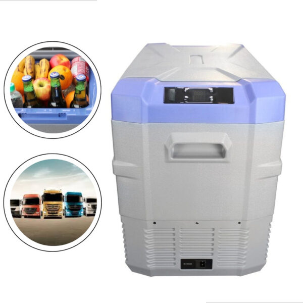 Geladeira Portátil Quadrivolt 1 Porta 50 Litros Ônibus Caminhão Camping Barco 12v/24v 110v/220v