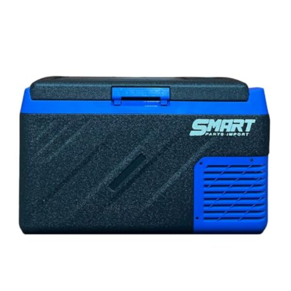 Geladeira Portátil Smart 30 Litros, Quadrivolt, Preta e Azul