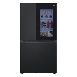 Geladeira/Refrigerador 2 Portas LG 647 Litros GC-V257SQV2 - A+++, Side By Side, Preto, Inox, 220V