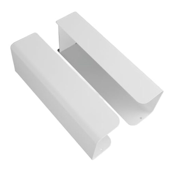 Generic Caixa Magnética do Tecido do Distribuidor Magnético Tecido Fixada na Parede Sem à Moda de Perfuração (Branco)