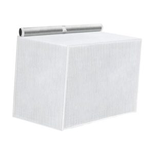 Generic Capa para ar condicionado externo para unidades externas, tecido superior universal, protege contra chuva, poeira e detritos, à prova d'água para, Branco