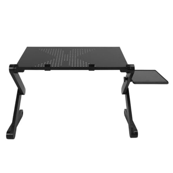Generic Suporte de Mesa para Laptop, Design Ergonômico Portátil para Laptop Dobrável para Escola (Preto)