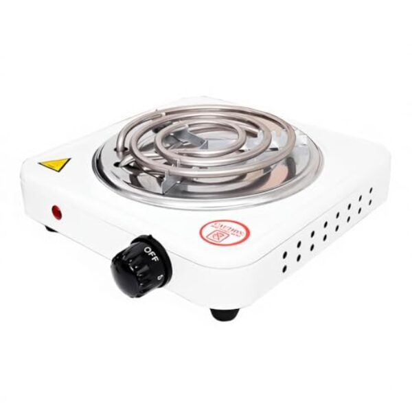 Genérico Fogão Elétrico Portátil, 1 Boca, Para Camping e Cozinha, 110V, Fogareiro com Placa de Aquecimento