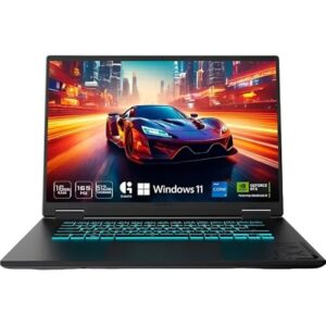 Gigabyte Gaming A16, Notebook Gamer 16" Intel Core i7-13620H, RTX 4050 6GB, 16GB RAM DDR5, SSD 512GB, Tela IPS 165Hz, Windows 11, Aço Preto