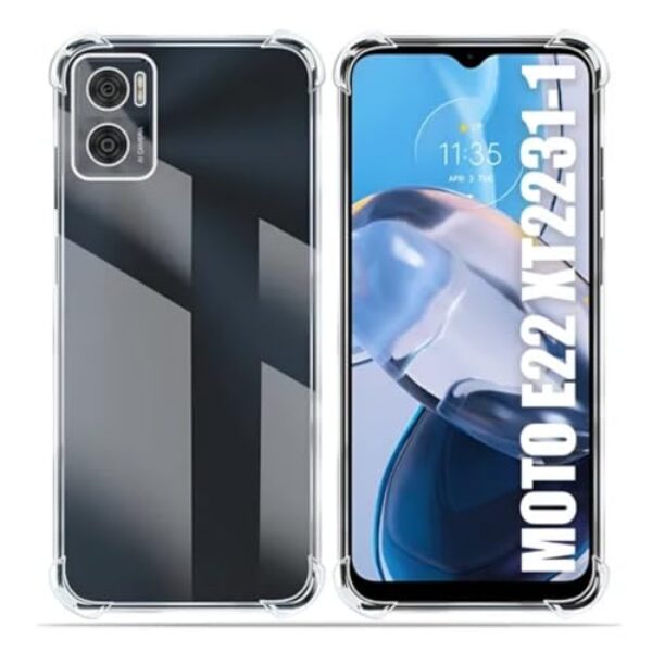 [GL CASES] Capa Moto E22 | E22i Slim Clear Anti Impacto Reforçada Silicone Transparente Case Flexível Capinha Motorola Moto E22 | E22i Anti Choque Encaixe Preciso Com Proteção Para Câmera e Tela