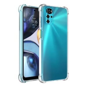 [GL CASES] Capa Moto G22 Slim Clear Anti Impacto Reforçada Silicone Transparente Case Flexível Capinha Motorola Moto G22 Anti Choque Encaixe Preciso Com Proteção Para Câmera e Tela
