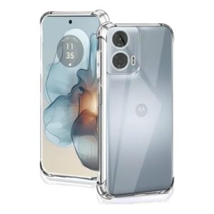 [GL CASES] Capa Motorola Moto G24 Slim Clear Anti Impacto Reforçada Silicone Transparente Case Flexível Capinha Motorola Moto G24 Anti Choque Encaixe Preciso Com Proteção Para Câmera e Tela