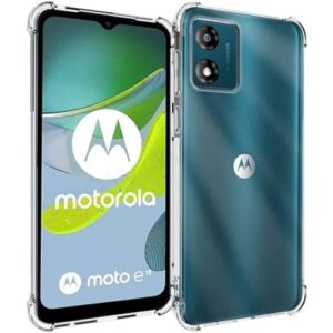 [GL CASES] Capinha Moto E13 Capa Motorola Moto E13 Slim Clear Anti Impacto Reforçada Silicone Transparente Case Flexível Anti Choque Encaixe Preciso Com Proteção Para Câmera e Tela