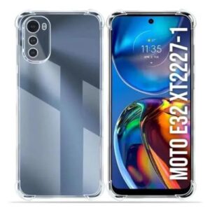 [GL CASES] Capinha Moto E32 Capa Motorola Moto E32 Slim Clear Anti Impacto Reforçada Silicone Transparente Case Flexível Anti Choque Encaixe Preciso Com Proteção Para Câmera e Tela