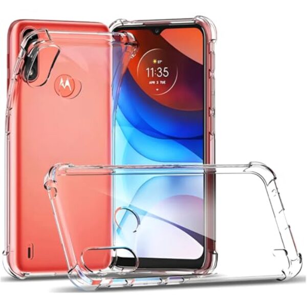 [GL CASES] Capinha Moto E7 Power Capa Motorola Moto E7 Power Slim Clear Anti Impacto Reforçada Silicone Transparente Case Flexível Anti Choque Encaixe Preciso Com Proteção Para Câmera e Tela