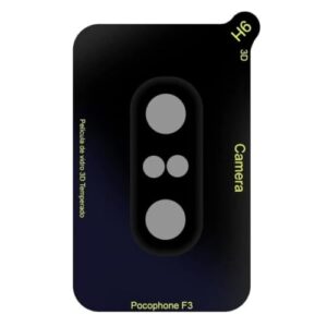 [GL CASES] Película De Câmera Xiaomi Poco F3 Anti Risco Pelicula Para Câmera Poco F3 Vidro Temperado 3D Proteção 9H + Kit Limpeza Para Aplicação