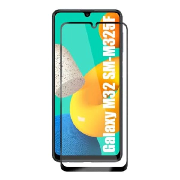 [GL CASES] Película Samsung Galaxy M32 Vidro Temperado Anti Risco 3D 9H Proteção Pelicula Samsung Galaxy M32 Com Cobertura Total Da Tela + Kit Limpeza Para Aplicação Livre De Bolhas