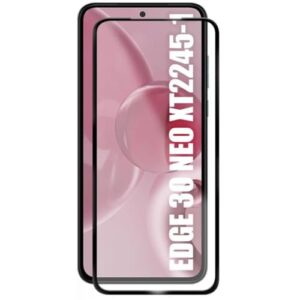 [GL CASES] Pelicula Moto Edge 30 NEO Anti Risco Película Motorola Moto Edge 30 NEO De Vidro Temperado 3D 9H Proteção Com Cobertura Total Da Tela + Kit Limpeza Para Aplicação Livre De Bolhas