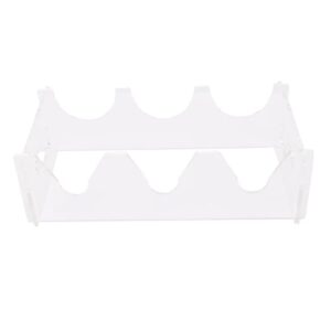 GLOGLOW Suporte para Garrafa de Vinho, Prateleiras e Armários Independentes para Vinho para 3 Garrafas Suporte para de Resistente e Fácil de Montar para Apartamentos Domésticos e Espaços de