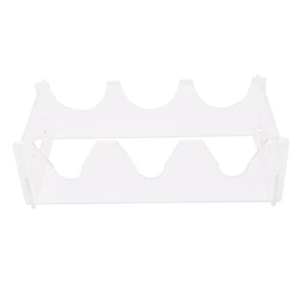 GLOGLOW Suporte para Garrafa de Vinho, Prateleiras e Armários Independentes para Vinho para 3 Garrafas Suporte para de Resistente e Fácil de Montar para Apartamentos Domésticos e Espaços de