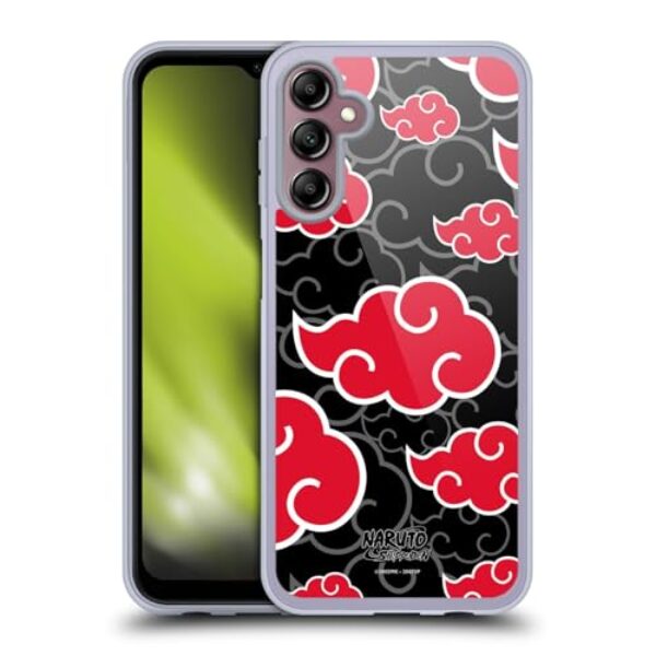 Head Case Designs Capa de gel icônica oficialmente licenciada Naruto Shippuden Akatsuki [proteção de grau militar] compatível com Samsung Galaxy A14 5G