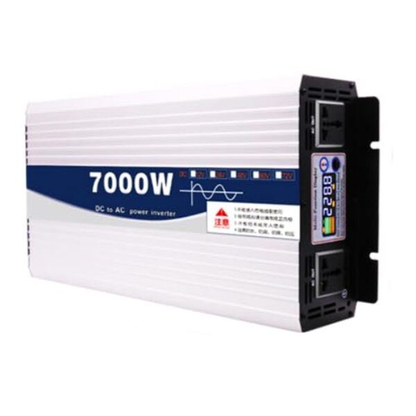 HENGJINGTR 72V para 110V, 7000W Puro conversor de onda sinusoidal 12V-72V DC para 120V 230V AC Convertidor, Inversor de energia para caminhão, Inversor de energia solar fora da rede,24v to 230v