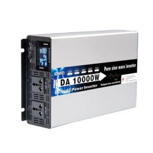 HENGJINGTR Inversor de potência de 5000W onda sinusoidal pura 12V 24V 48V 60V 72V DC ao conversor de CA de 220V inversor de carro de potência de pico de 10000W com 2 saídas de CA,24V to 110V