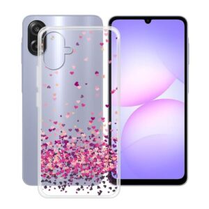 HGJTFANY Capa de celular para Samsung Galaxy A07 (6,7 polegadas), capa de silicone macio transparente à prova de choque [ultrafina] [anti-amarelo] Capa de TPU flexível para Samsung Galaxy A07 - WM85