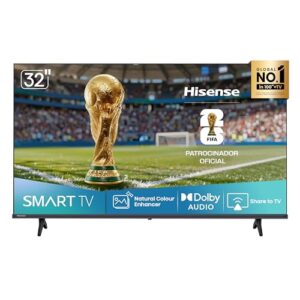Hisense Smart TV HD 32" Polegadas 32A4NV com HDR10, DTS Virtual X, Compatibilidade Alexa e Google Home
