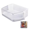 HLZDS DA97-11520B Compartimento de porta de geladeira, DA97-11520A Compartimento de prateleira de porta compatível com Samsung RF25HMEDBSG RF25HMEDBSR RF26J7500SR RF4267HARS Substituição de prateleira