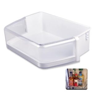 HLZDS DA97-11520B Compartimento de porta de geladeira, DA97-11520A Compartimento de prateleira de porta compatível com Samsung RF25HMEDBSG RF25HMEDBSR RF26J7500SR RF4267HARS Substituição de prateleira