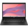 HP Chromebook com tela sensível ao toque Fortis G1i de 14 polegadas - Full HD - Intel N-Series N150-8 GB - Memória Flash de 64 GB - Teclado inglês - Preto Jet - Smart Buy - Chip Intel - LTE Advanced