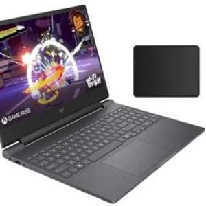 HP Victus Laptop para jogos Full HD de 15,6 polegadas 144Hz | AMD Ryzen 7 7445HS |NVIDIA GeForce RTX 4050|Copilot |Retroiluminado| RAM DDR5 de 16 GB | SSD de 512 GB |Mica Silver |Windows 11 Home |