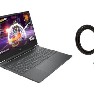 HP Victus Laptop para jogos Full HD de 15,6 polegadas 144Hz | Intel Core i5-13420H | NVIDIA GeForce RTX 3050 | Copilot | Retroiluminado | Prata | 8 GB de RAM | SSD de 512 GB | Windows 11 Home | Pacote