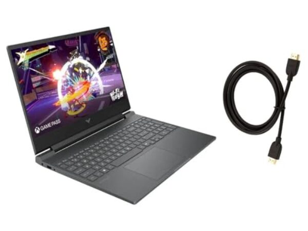 HP Victus Laptop para jogos Full HD de 15,6 polegadas 144Hz | Intel Core i5-13420H | NVIDIA GeForce RTX 3050 | Copilot | Retroiluminado | Prata | 8 GB de RAM | SSD de 512 GB | Windows 11 Home | Pacote