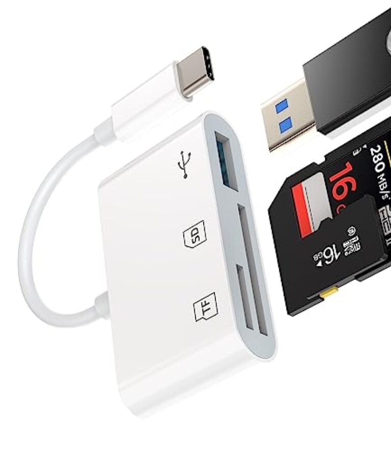 Hub USB C para iPhone 15 Pro Max Plus Tipo C TF Leitor de Cartão SD OTG 3 em 1 Adaptador Multiportas Compatível com Samsung para iPad Flash Drive Docking Station Micro SD Memory Dongle Cabo