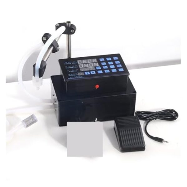 HYUIO Máquina de enchimento de líquido elétrica para enchimento de líquidos, garrafa de água, bomba digital para perfume, bebida, suco, azeite de oliva 0-4000 ml, fácil de limpar