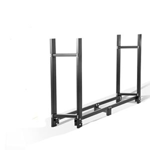 HYUWANGYU Conjunto de ferramentas industriais 1,2-3,6 m kit de suporte de rack de armazenamento de lenha de lenha ao ar livre para lareira armazenamento de metal com capa à prova d'água acessórios de