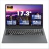 IJKKJI Laptop de 17 polegadas com teclado retroiluminado, teclado de fonte grande tamanho completo, Celeron N5095 8 GB RAM 512 GB SSD, computadores com Win 11, tipo C, webcam, Wi-Fi duplo, BT4.2 e