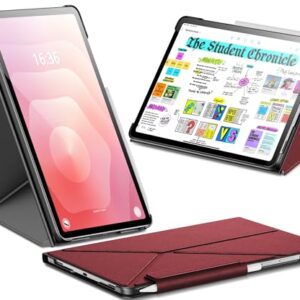 INFILAND Capa para Samsung Galaxy Tab S11 2025 11 polegadas 5G (SM-X736B/SM-X730), capa protetora magnética fina com suporte de origami em vários ângulos, função despertar/hibernar automática
