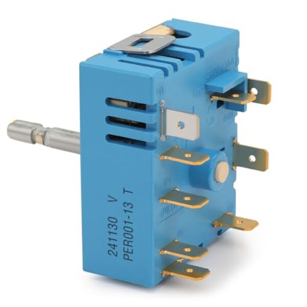 Interruptor de fogão a gás de 3 bocas DG44-01007B, compatível com fogões a gás Samsung. Os números dos modelos compatíveis incluem: DG44-01007A, PER001-03, PER001-13T, 4929395, AP6003098, PS117357555