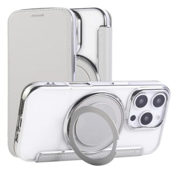 IRTGFG Capa de couro tipo carteira com suporte giratório e dobrável para iPhone 14 Plus (para iPhone 14 Plus/5)